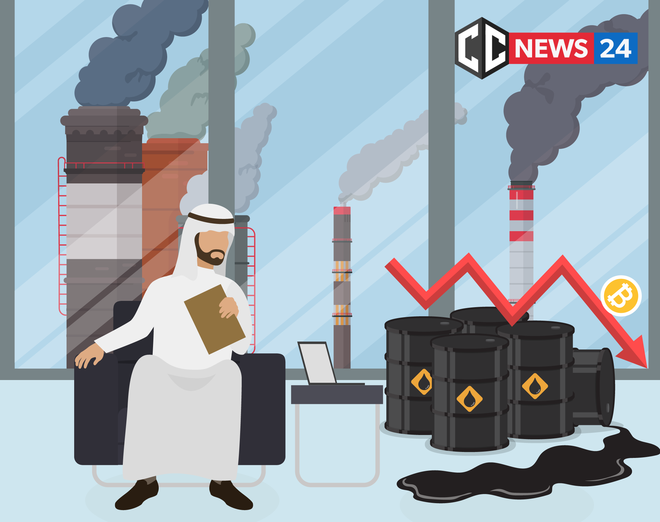 Bloody Monday - Oil lost 30%, BTC below 8,000 $